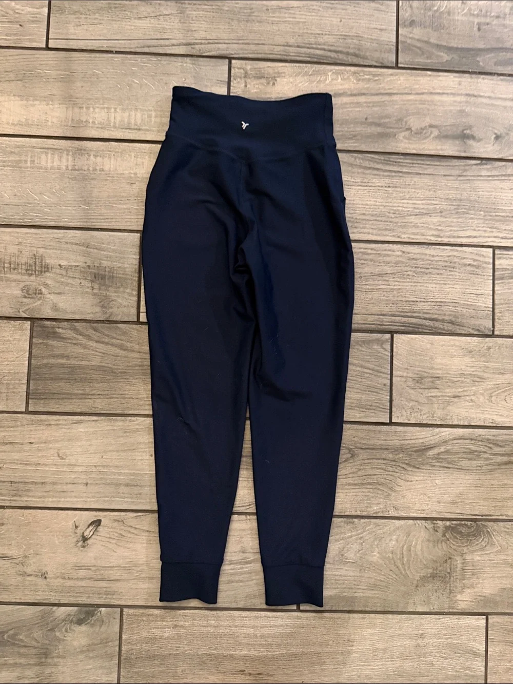 Old Navy Dark Navy High-Waist Jogger Pants with Pockets